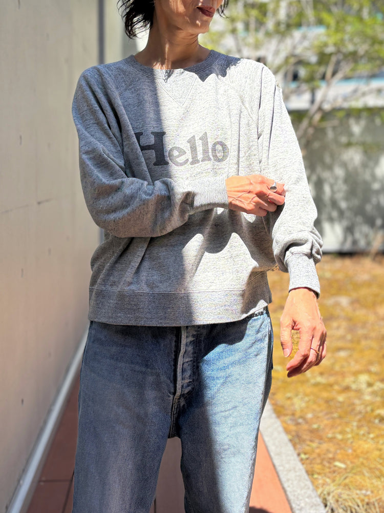 MADISONBLUE / HELLO SWEAT L/S URAKE / LT.GRAY / MB264-7010