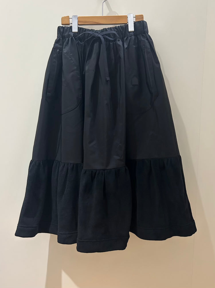 DSM kei ninomiya / POLAR×TECHNICAL NYLON SKIRT / BLACK / DSM002S002 /