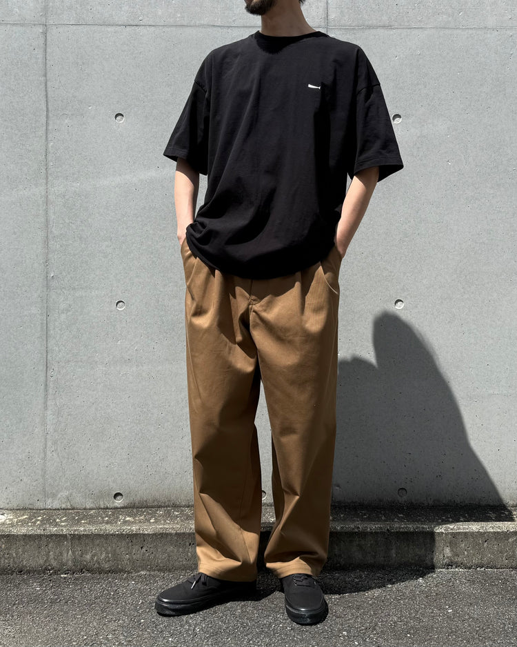 DESCENDANT / DC-3 ORGANIC COTTON TWILL TROUSERS / KHAKEE / 261TQDS-PTM01