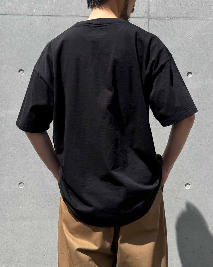 DESCENDANT / CACHALOT ORGANIC COTTON SS / BLACK / 261ATDS-CSM17