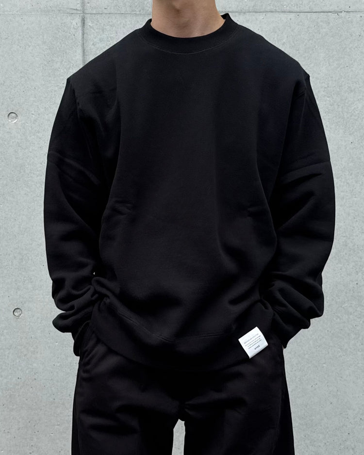 HYKE / SWEAT SHIRT / BLACK / 12448