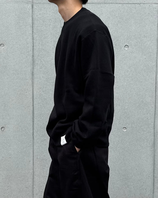 HYKE / SWEAT SHIRT / BLACK / 12448