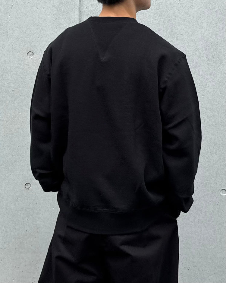 HYKE / SWEAT SHIRT / BLACK / 12448
