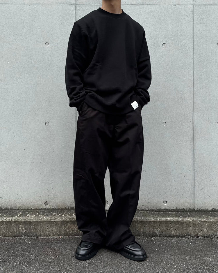 HYKE / SWEAT SHIRT / BLACK / 12448