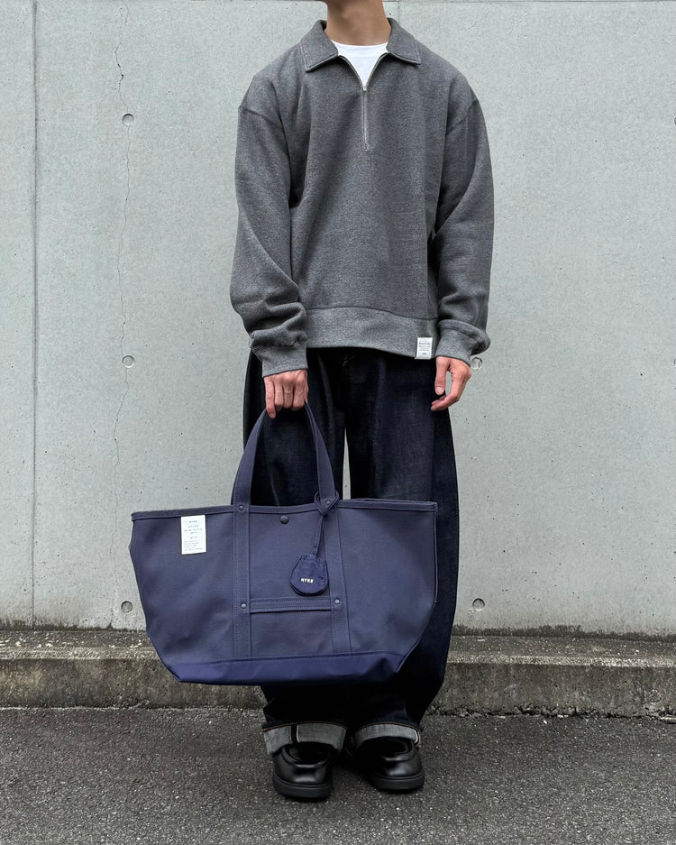 HYKE / TOTE BAG ( LARGE ) / NAVY / 19364