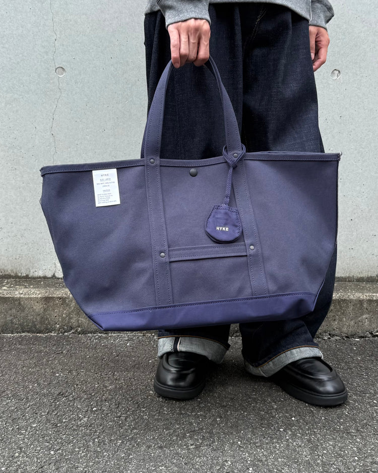 HYKE / TOTE BAG ( LARGE ) / NAVY / 19364