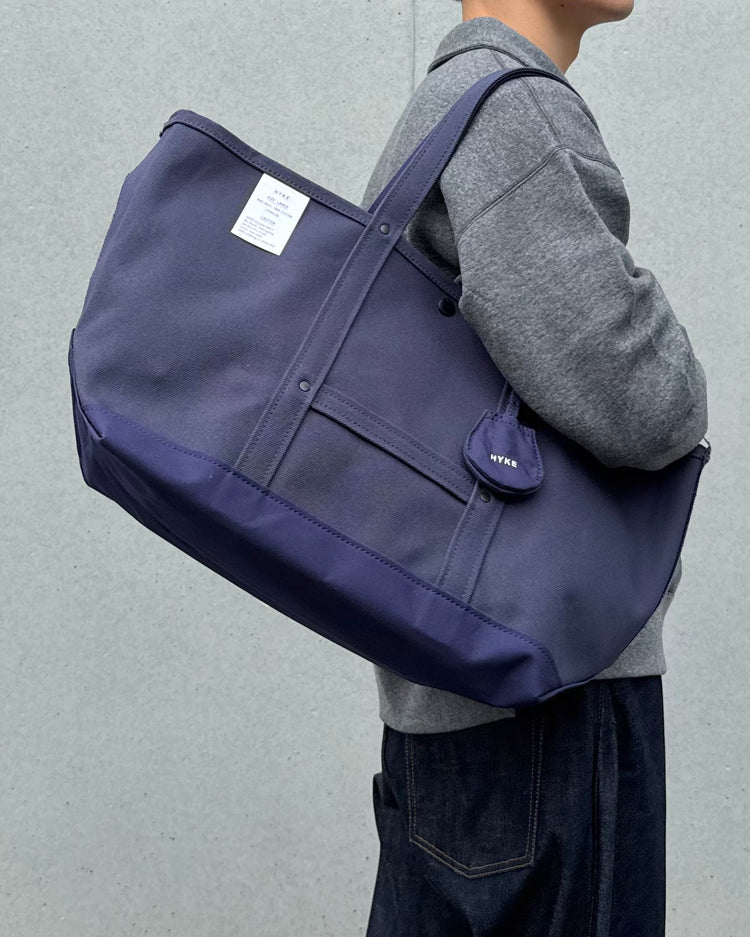 HYKE / TOTE BAG ( LARGE ) / NAVY / 19364