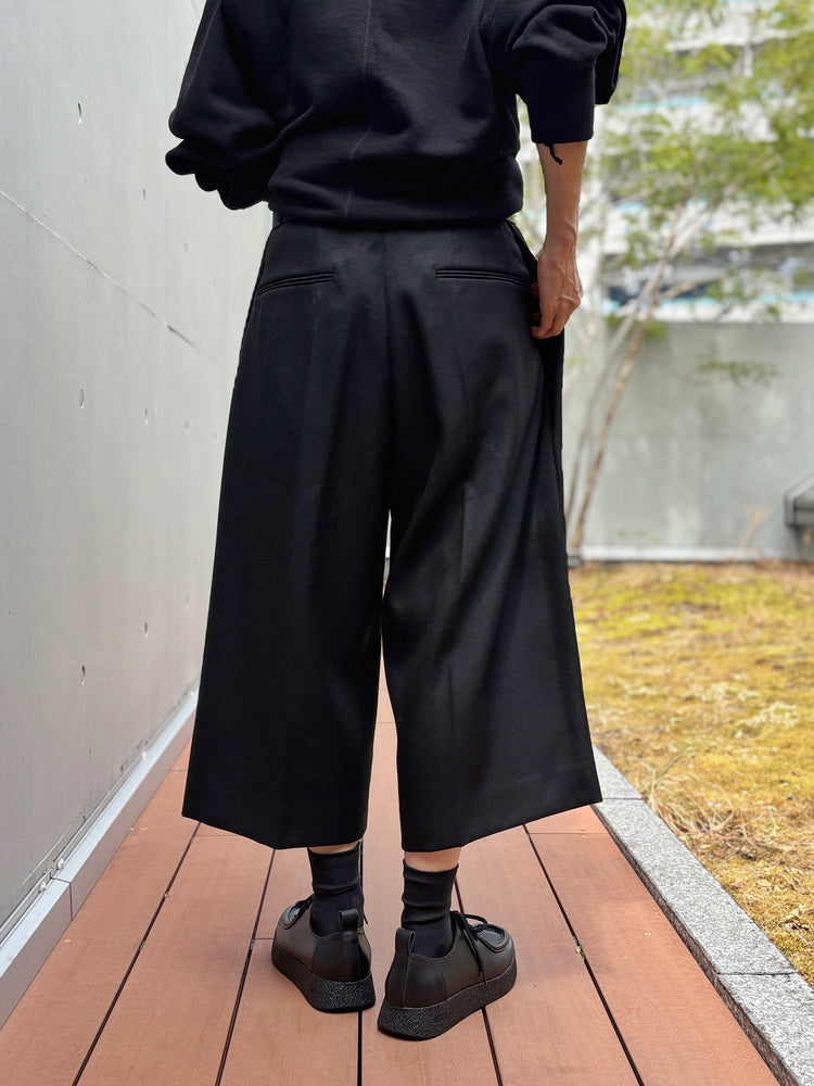 BOWTE / BLUE FACED LEICESTER DOSKIN TUXEDO TROUSERS / BLACK / 262-04-0006