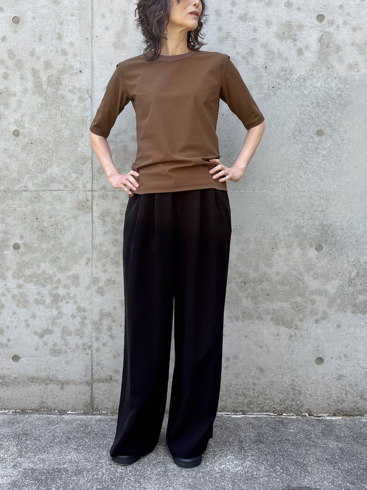 DAIWA PIER 39 / W’s TECH LIGHTWEIGHT HALF/S TEE / BROWN GRAY / BE-39026L
