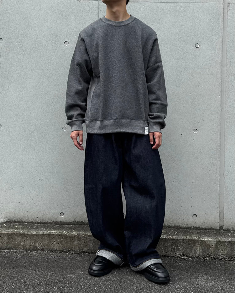 HYKE / SWEAT SHIRT / CHARCOAL / 12448