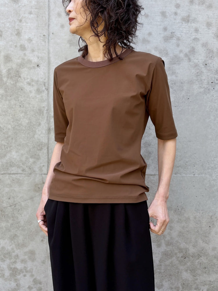 DAIWA PIER 39 / W’s TECH LIGHTWEIGHT HALF/S TEE / BROWN GRAY / BE-39026L