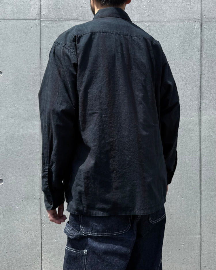 MASSES / MADRAS DYED SHIRT / NAVY