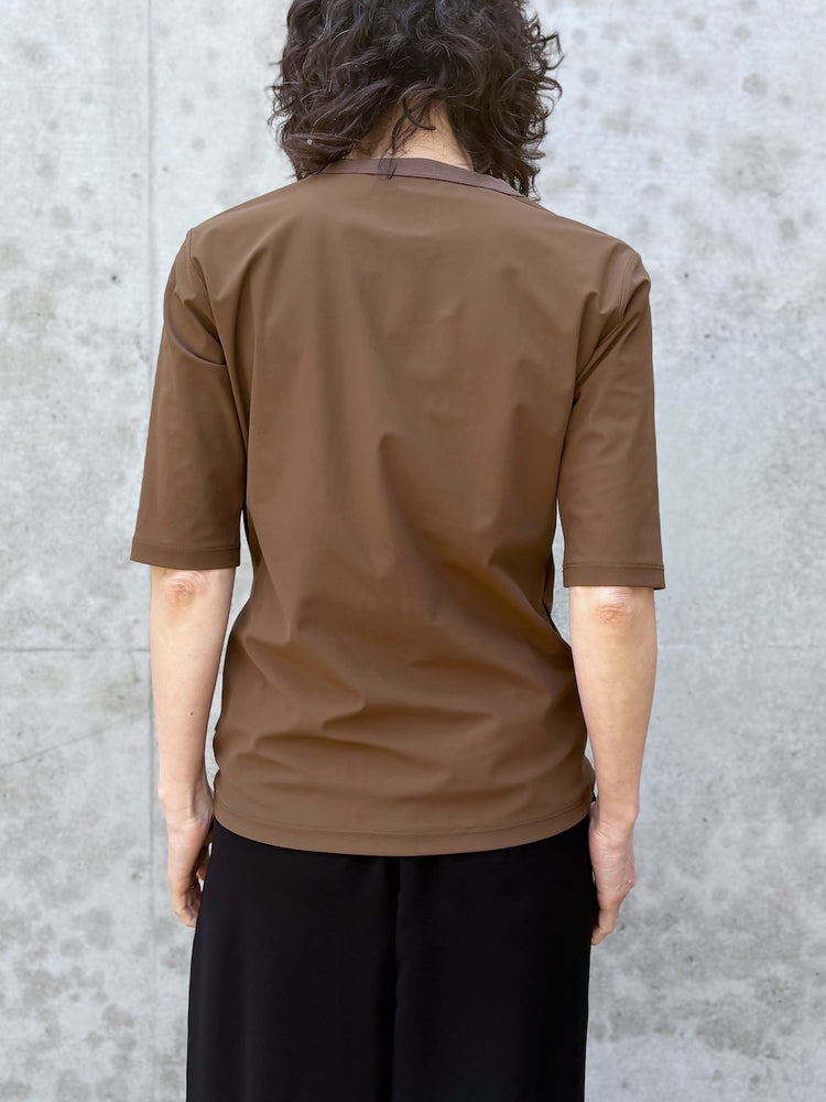 DAIWA PIER 39 / W’s TECH LIGHTWEIGHT HALF/S TEE / BROWN GRAY / BE-39026L