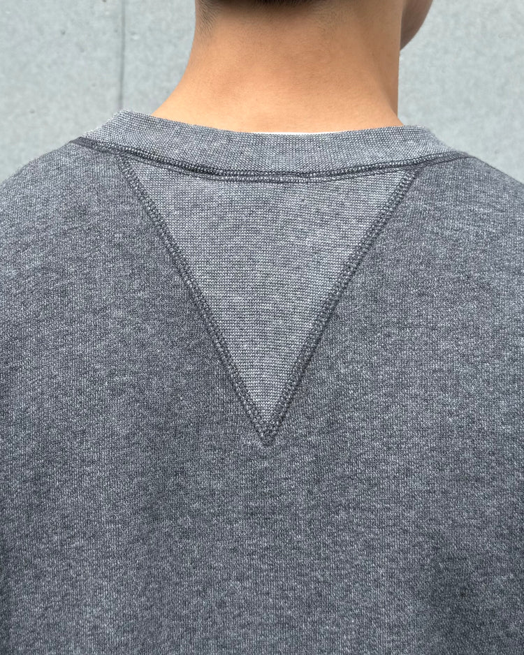 HYKE / SWEAT SHIRT / CHARCOAL / 12448