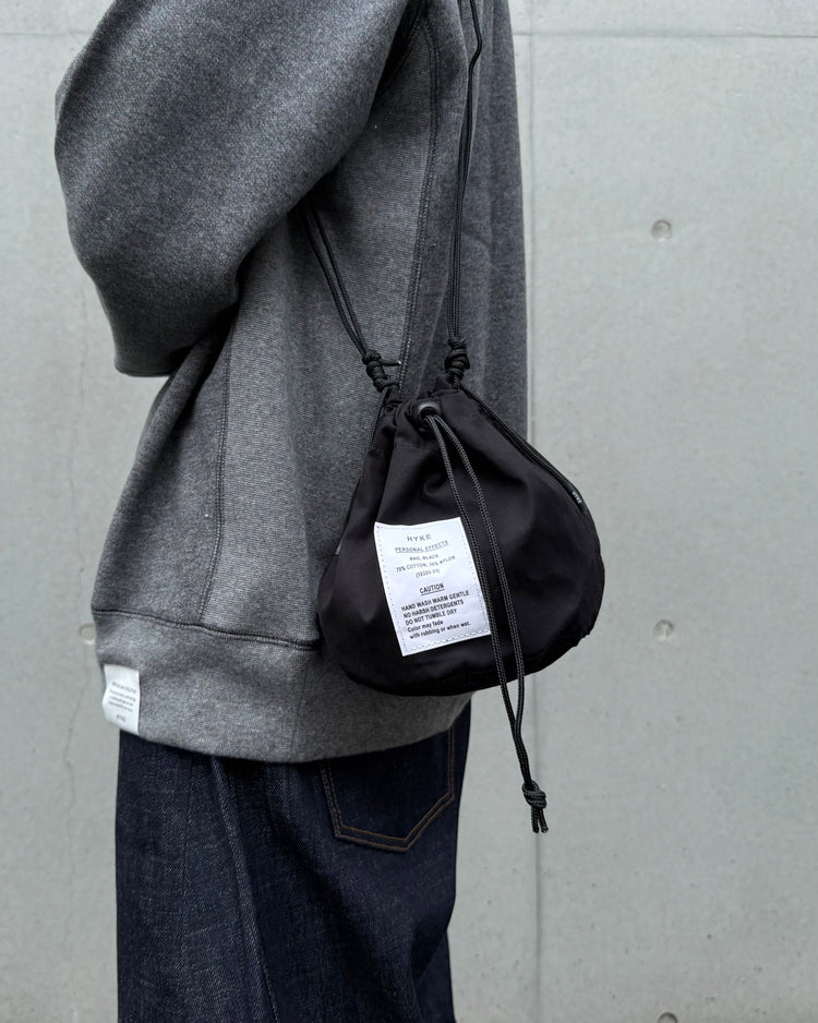 HYKE / SHOULDER POUCH / BLACK / 19380