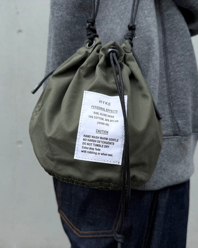 HYKE / SHOULDER POUCH / OLIVE DRAB / 19380