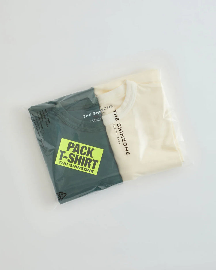 THE SHINZONE / PACK TEE / GREEN(GREEN/ECRU) / 20SMSCU66