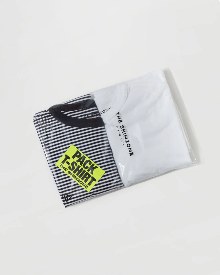 THE SHINZONE / PACK TEE / NAVY(BORDER/WHITE) / 20SMSCU66