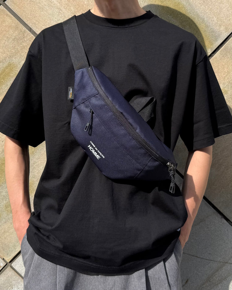 COMME des GARCONS HOMME / WAIST BAG / NAVY / HQ-K291-051-1-2