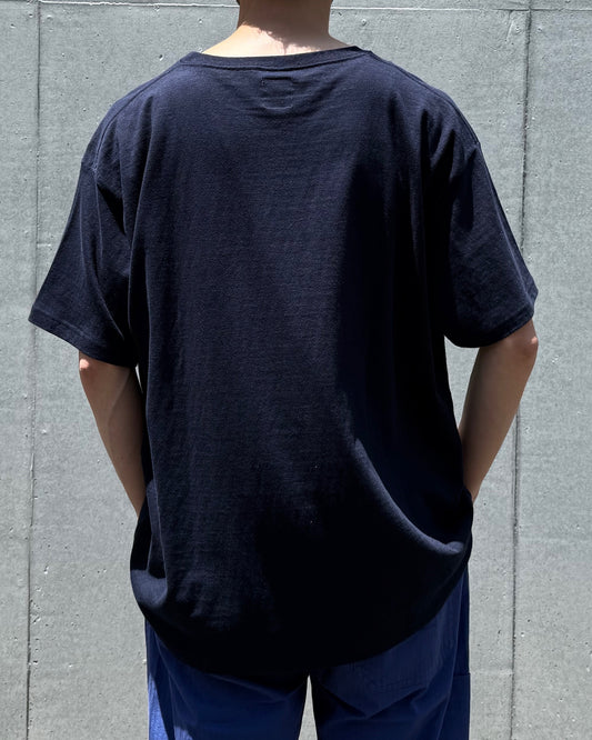 BEDWIN & THE HEARTBREAKERS / VELVA SHEEN Ex.S/S POCKET TEE "PIERCE"・NAVY・25SB2201