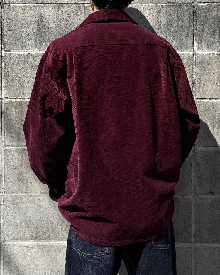 MASSES / WESTERN CORDUROY SHIRT / BURGUNDY