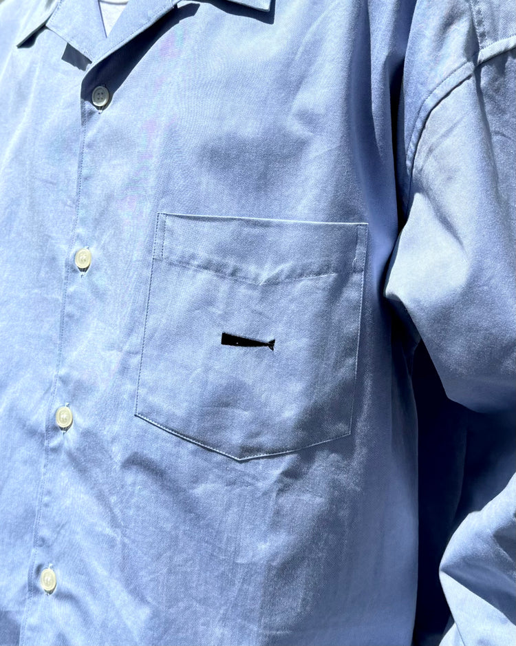 DESCENDANT / SUMMER OXFORD LS SHIRT / BLUE / 261CPDS-SHM02