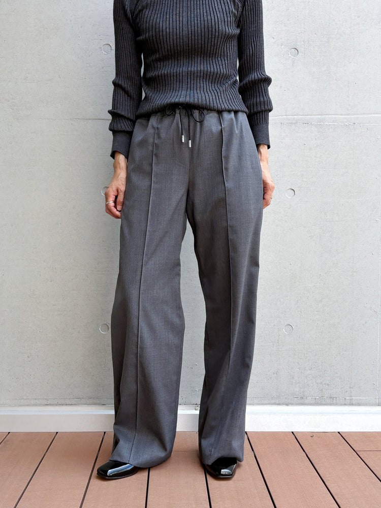 CINOH / TWILL RELAXED PANTS / GRAY / E-60-002