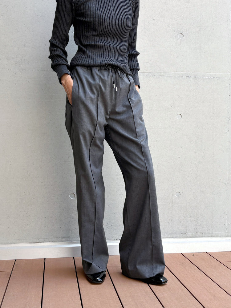 CINOH / TWILL RELAXED PANTS / GRAY / E-60-002