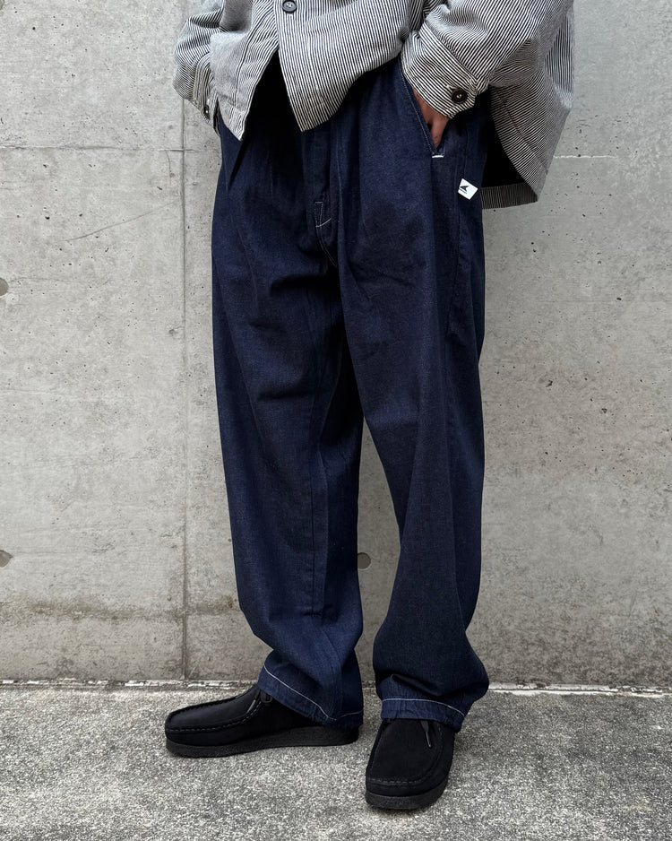 DESCENDANT / CINCH DENIM TROUSERS POST O'ALLS / INDIGO / 252PODS-PTM01