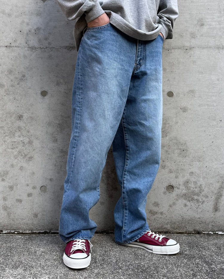 DESCENDANT / 1995 DENIM TROUSERS BAGGY HARD WASH / INDIGO / 261WVDS-PTM04