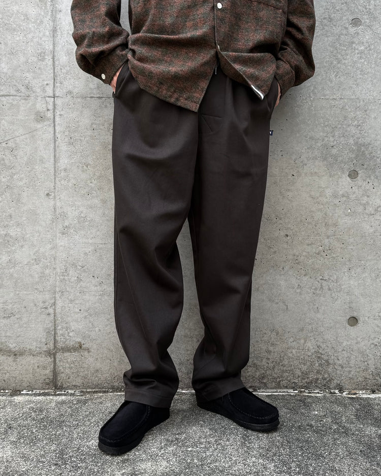 DESCENDANT / SHORE TWILL BEACH TROUSERS / CHARCOAL / 252CPDS-PTM02