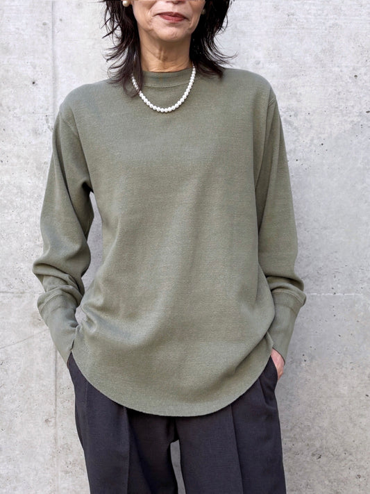 THE SHINZONE / MILITARY PULLOVER / KHAKI / 21SMSCU02
