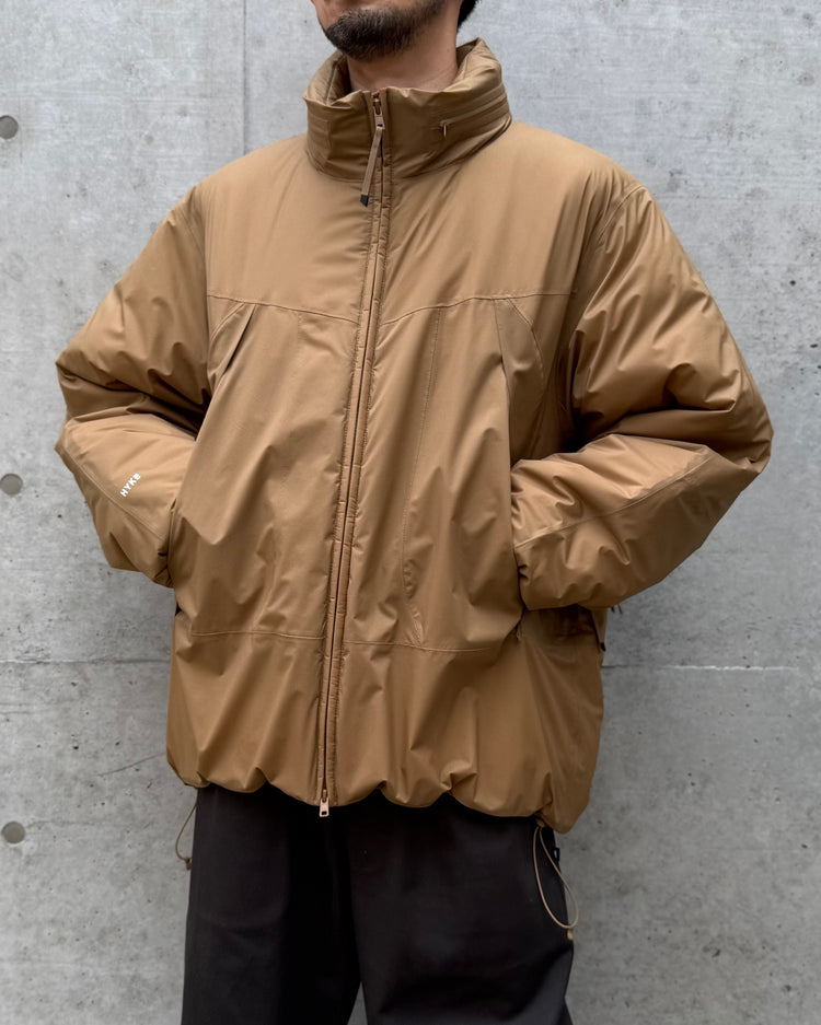 HYKE / PERTEX®️ PUFF JACKET / COYOTE BROWN / 17543