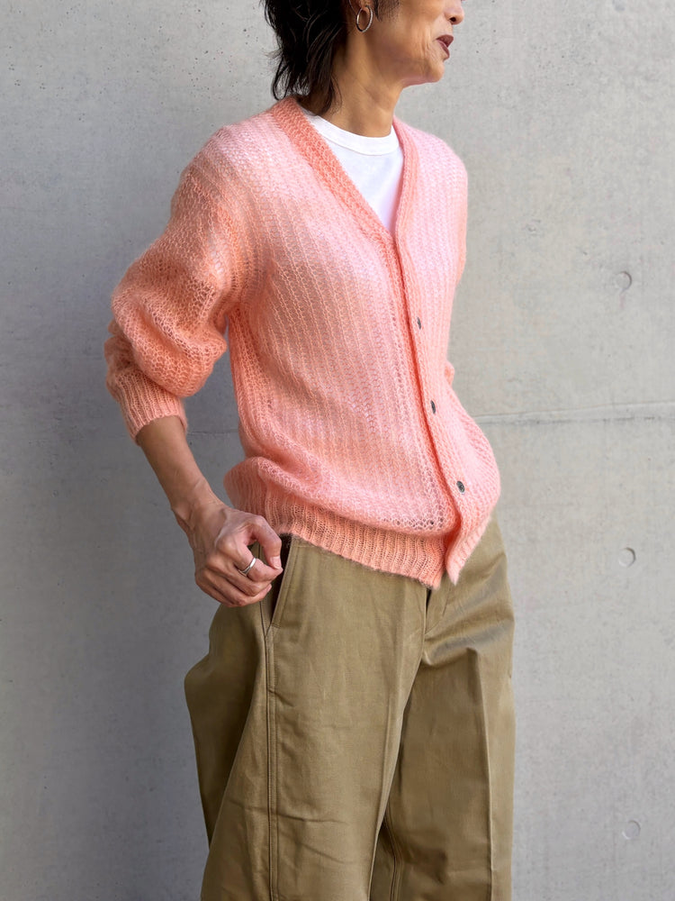 HYKE / MOHAIR CARDIGAN / PINK / 11433 /