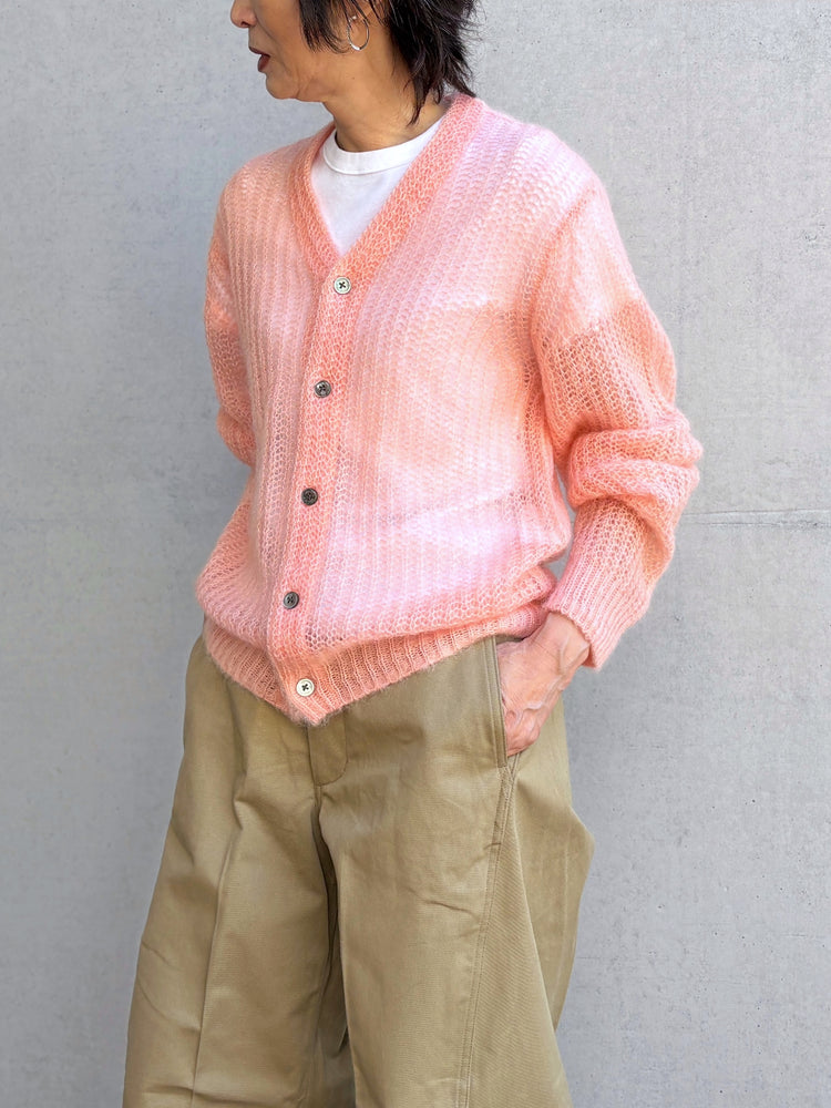 HYKE / MOHAIR CARDIGAN / PINK / 11433 /