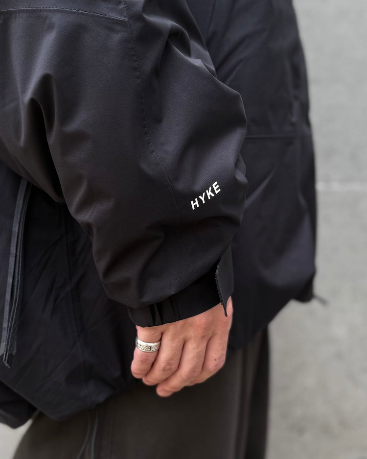 HYKE / PERTEX®️ PUFF JACKET / BLACK / 17543