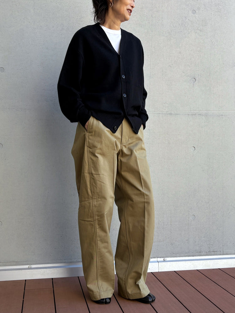 HYKE / LAMBSWOOL CARDIGAN / BLACK / 11430 /