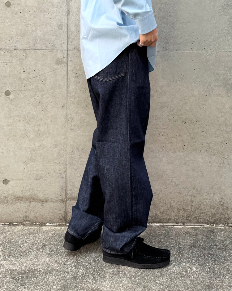AURALEE / HARD TWIST DENIM WIDE PANTS / INDIGO / A00P03DM