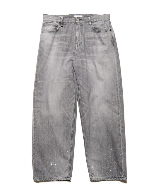 uniform experiment / DAMAGED BOLD-FIT JEANS / BLACK / UE-260011