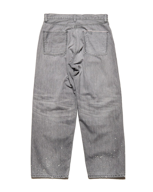 uniform experiment / DAMAGED BOLD-FIT JEANS / BLACK / UE-260011