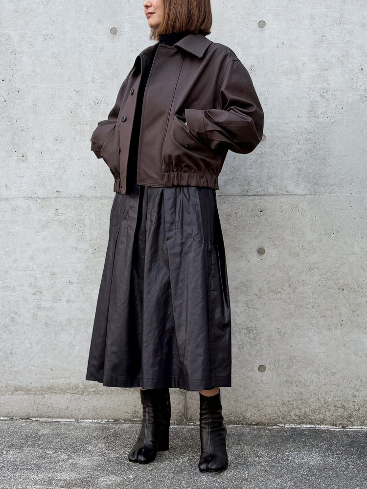 LEMAIRE / ショートブルゾン / CHOCOLATE / CO1113 LF1116