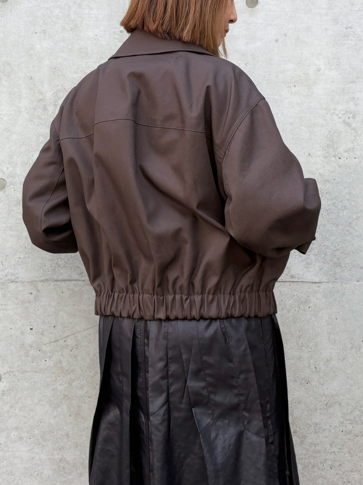 LEMAIRE / ショートブルゾン / CHOCOLATE / CO1113 LF1116