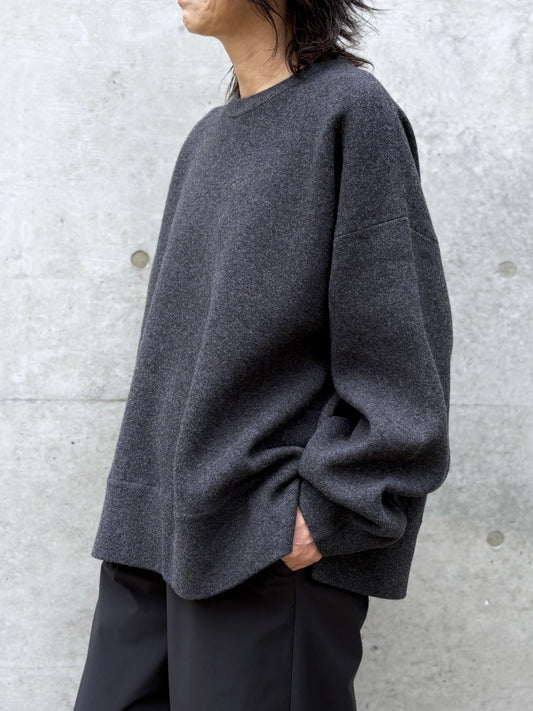 ENFÖLD / REVERSIBLE PULLOVER  / C.GRAY / 300IA270-2491