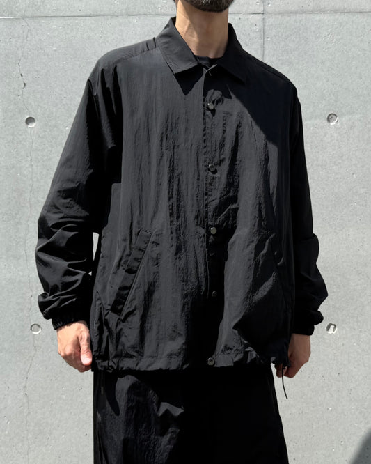FUMITO GANRYU / VENTILATION COACH JACKET / BLACK / Fu16-BL-02