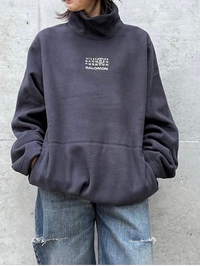 MM6 × Salomon / テクニカルフリース  / BLACK