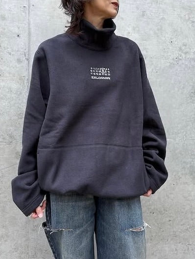 MM6 × Salomon / テクニカルフリース  / BLACK