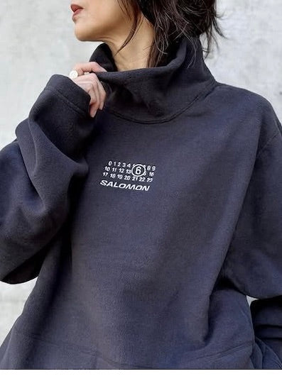 MM6 × Salomon / テクニカルフリース  / BLACK