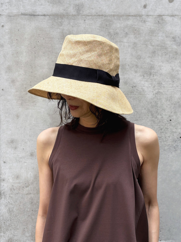 KIJIMA TAKAYUKI / PAPER CLOTH HIGH CROWN HAT / BEIGE / WEYYYY105B