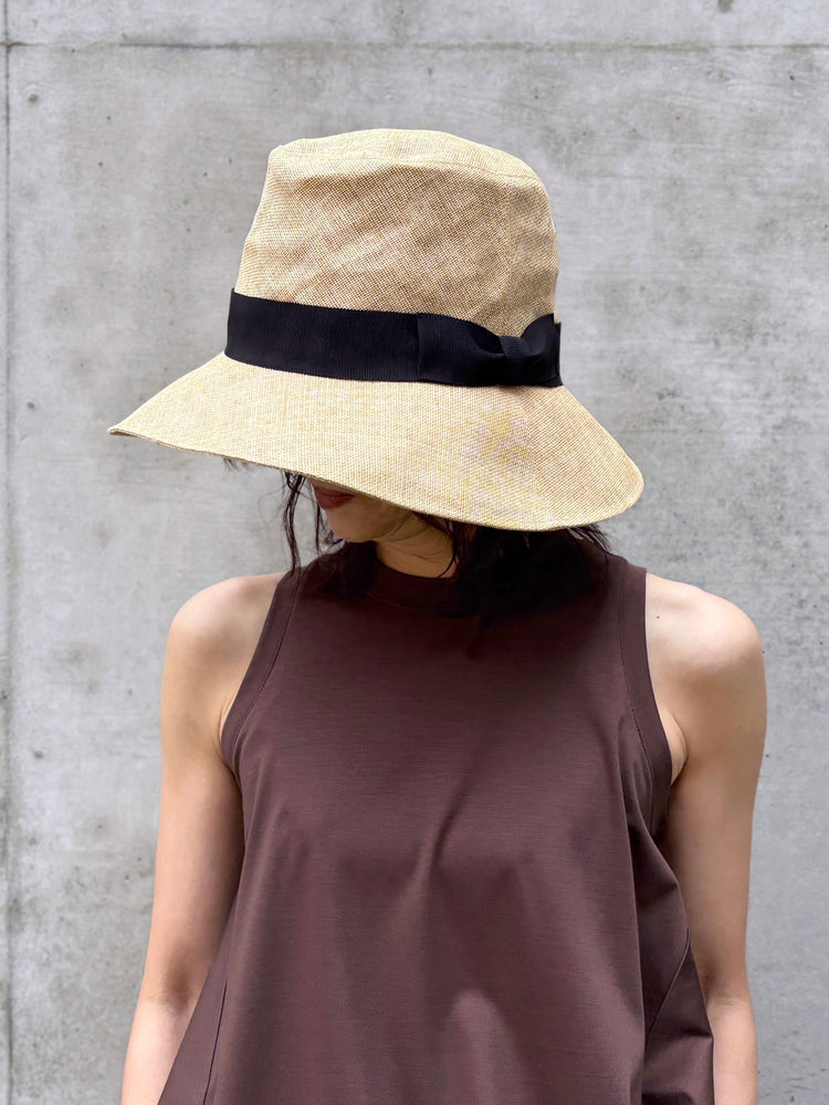 KIJIMA TAKAYUKI / PAPER CLOTH HIGH CROWN HAT / BEIGE / WEYYYY105B
