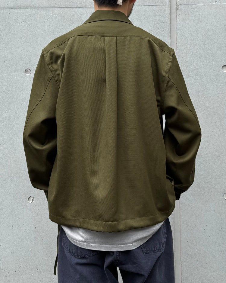 nonnative / OFFICER SHIRT JACKET WOOL TWILL / OLIVE / NN-SJ4901